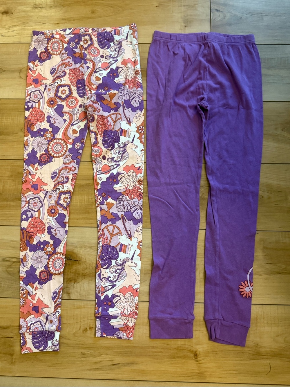 Carter's Purple and Cream Unicorn Pajama Set - 2 Pack - Picture 11 of 12